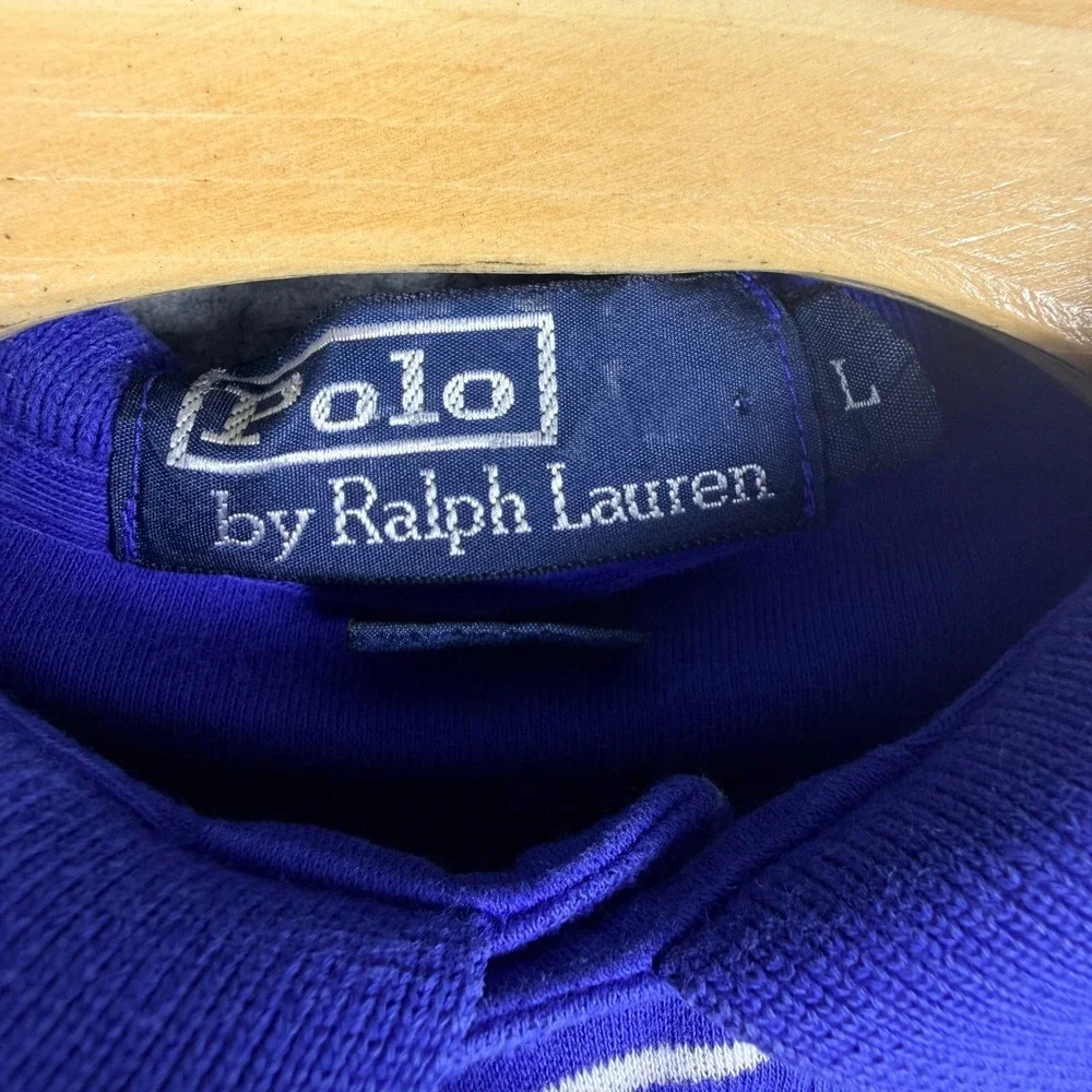 Bundle of 3 Vintage Polo Ralph Lauren Polo Shirts Men Large Striped